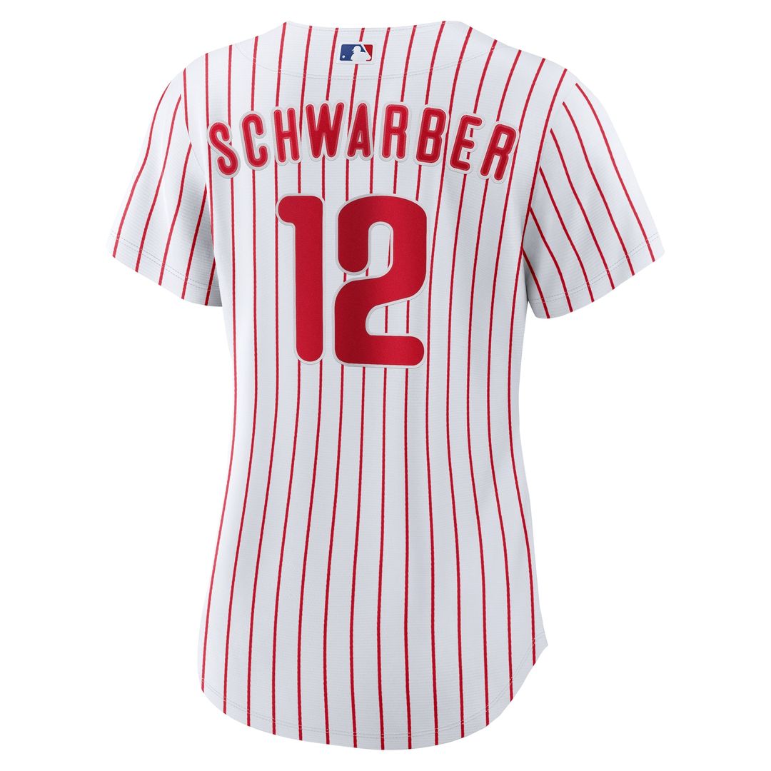 Philadelphia Phillies Kyle Schwarber Women's Home Replica Jersey - White