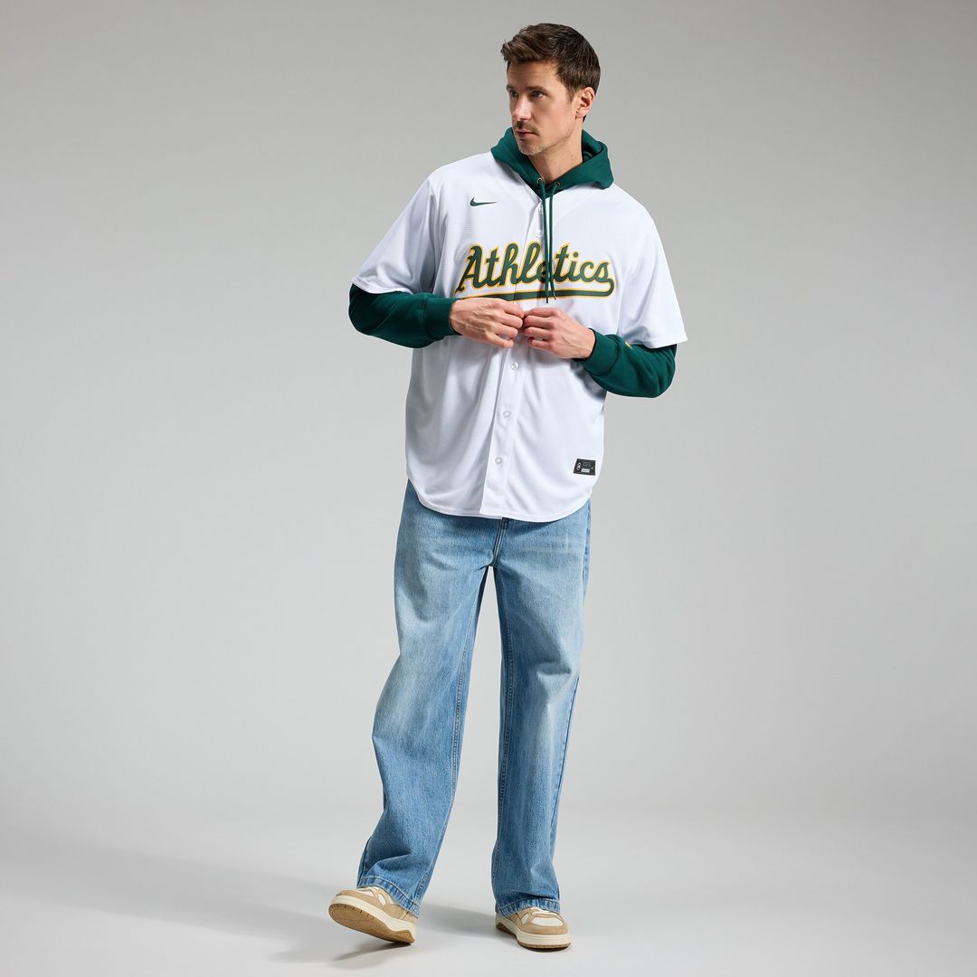 Athletics Nick Kurtz Home Replica Jersey - White