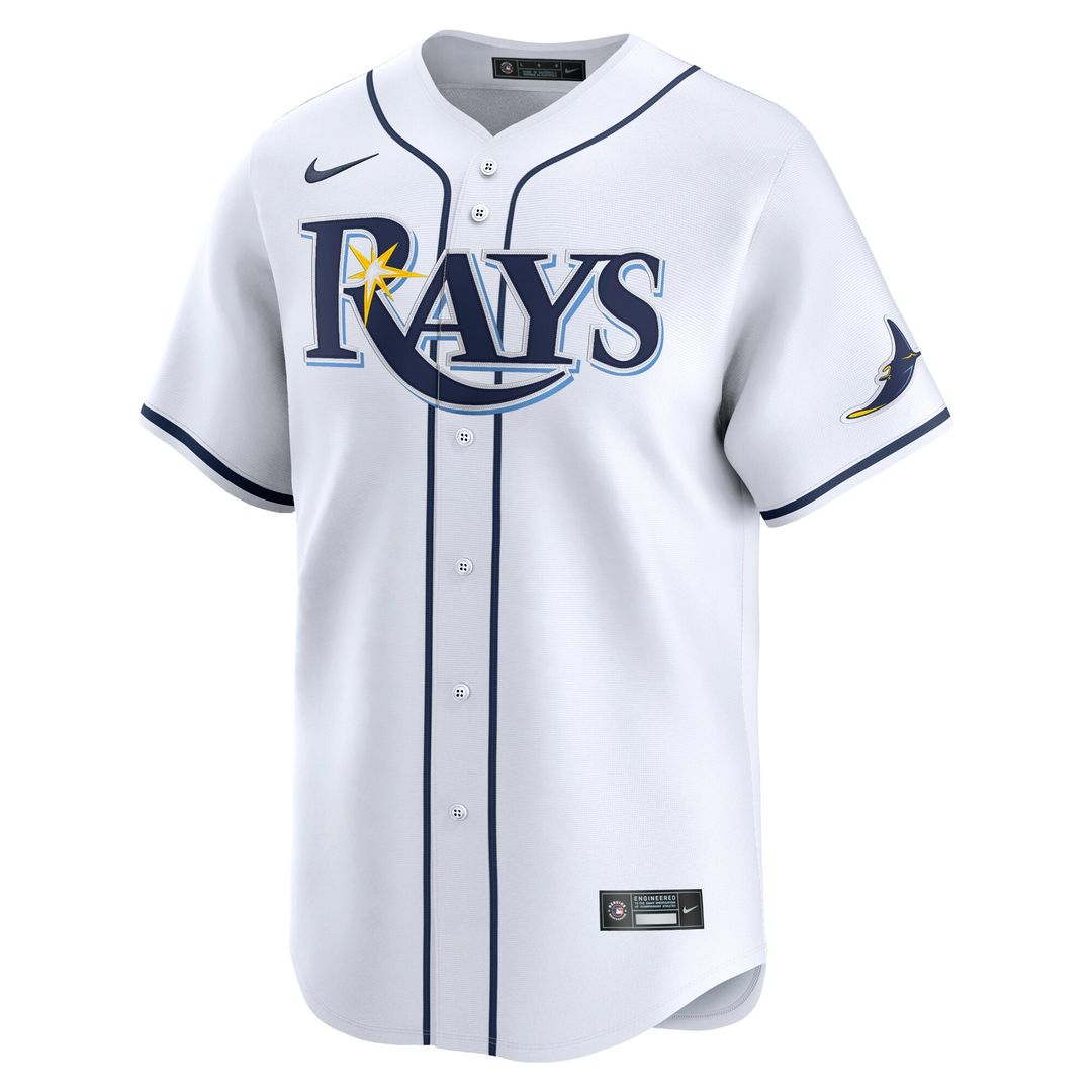 Tampa Bay Rays Brandon Lowe Home Limited Jersey - White