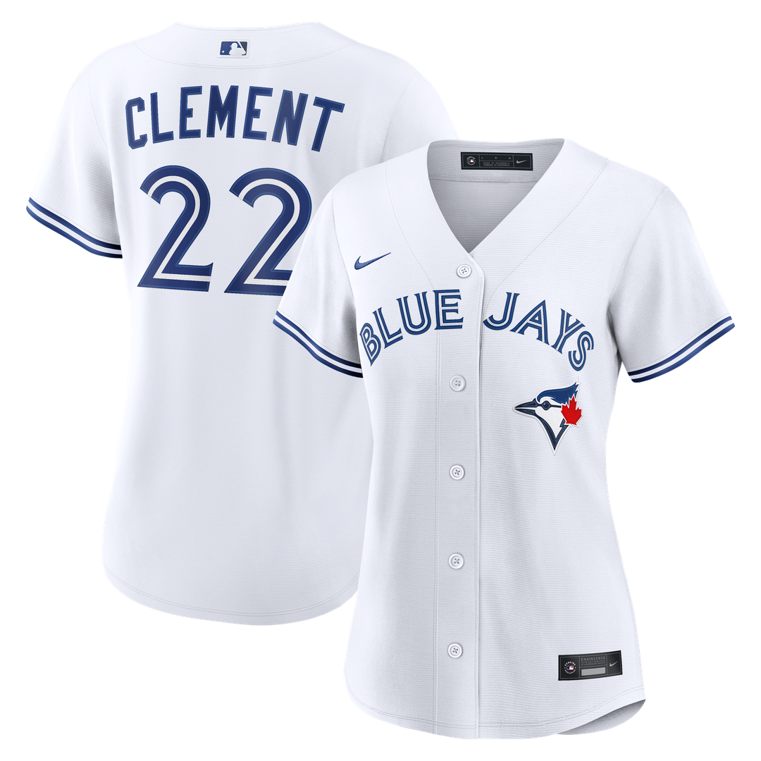 Toronto Blue Jays Ernie Clement Women's Home Replica Jersey - White