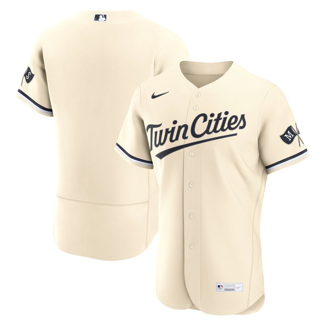 Minnesota Twins Alternate Authentic Jersey - Cream