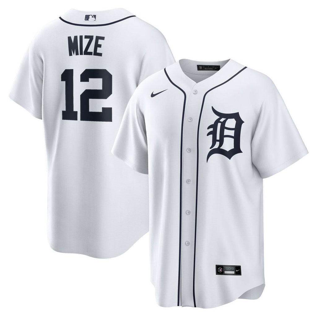 Detroit Tigers Casey Mize Home Replica Jersey - White