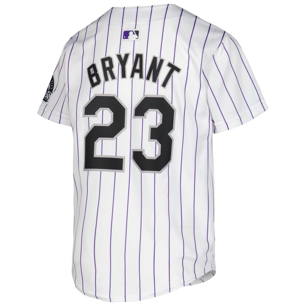 Colorado Rockies Kris Bryant Youth Alternate Limited Jersey - Purple