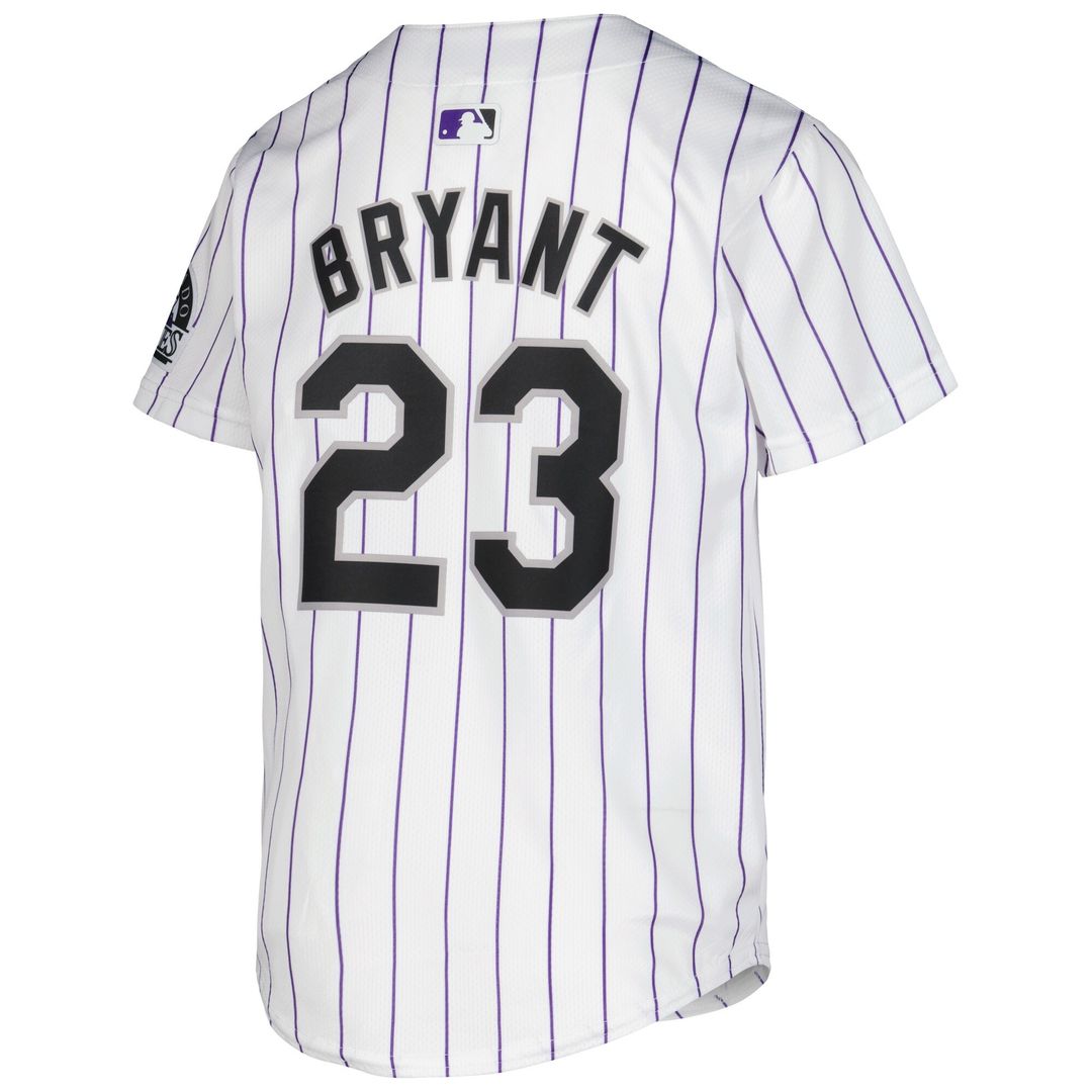 Colorado Rockies Kris Bryant Youth Alternate Limited Jersey - Purple