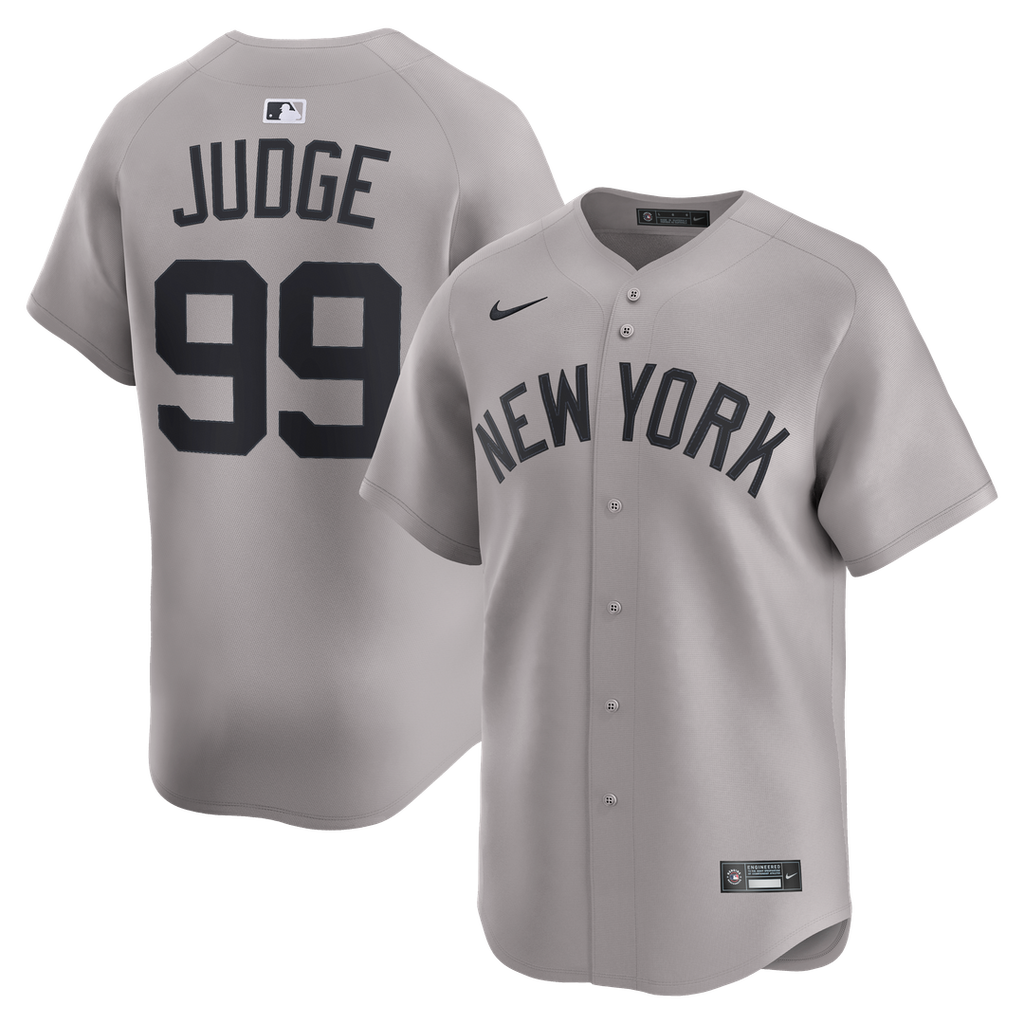 New York Yankees Aaron Judge Road Limited Jersey - Gray