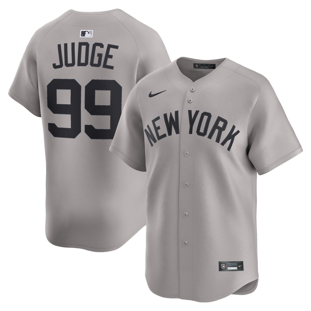 New York Yankees Aaron Judge Road Limited Jersey - Gray