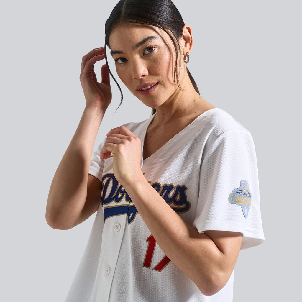 Los Angeles Dodgers Shohei Ohtani Women's 2026 Gold Collection Stadium Jersey - White