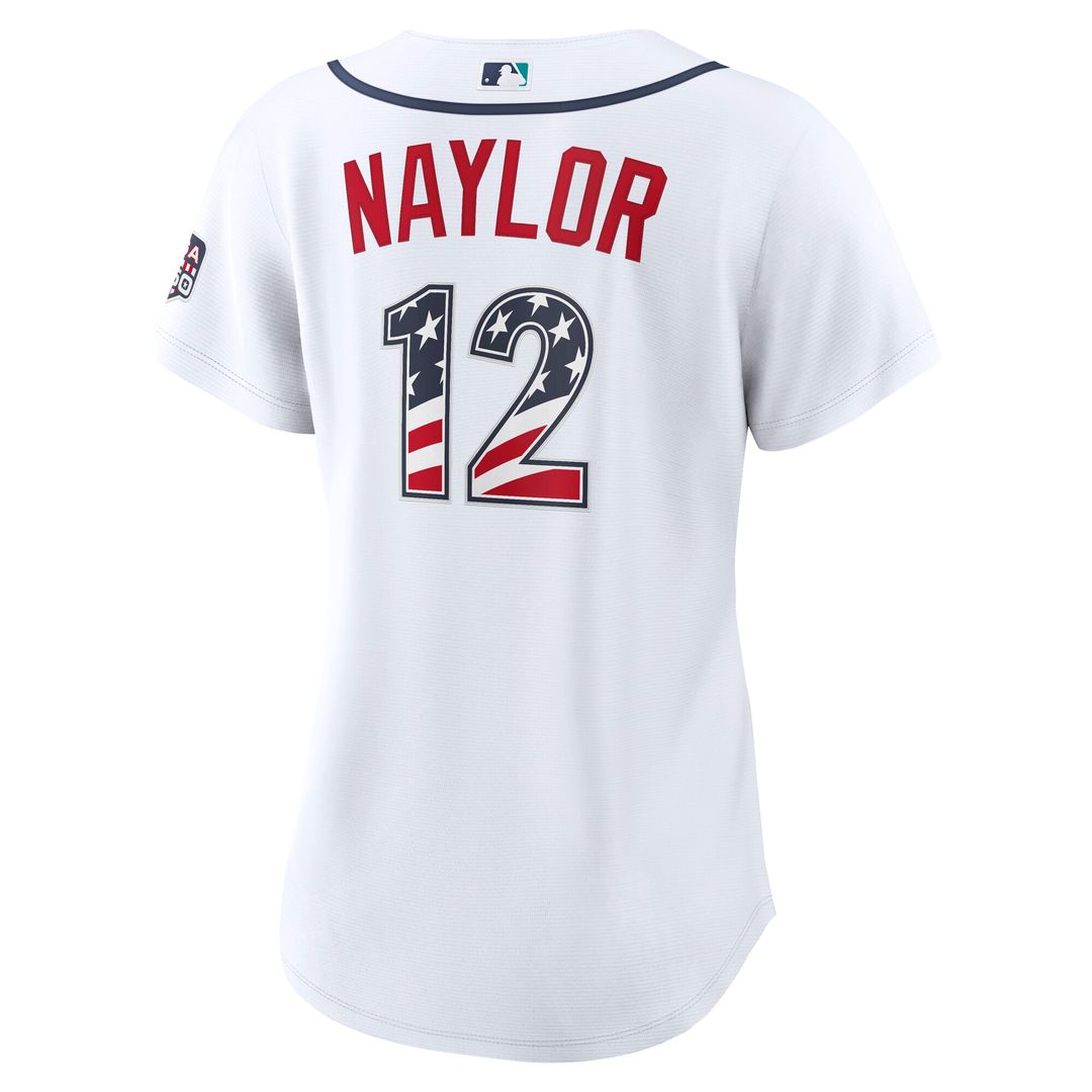 Seattle Mariners Josh Naylor Women's USA 250 Fourth of July Home Stadium Jersey - White