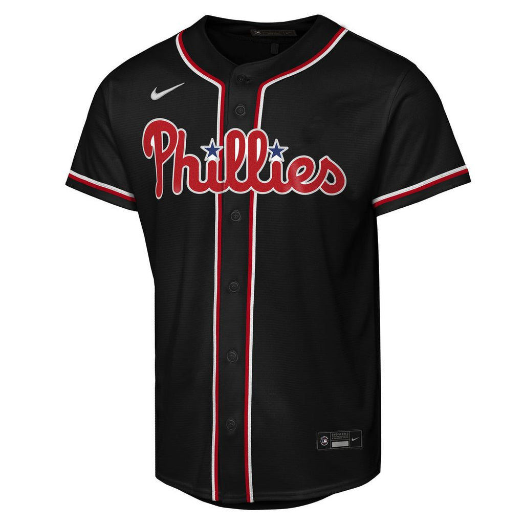 Philadelphia Phillies Bryce Harper Youth Fashion Replica Jersey - Black