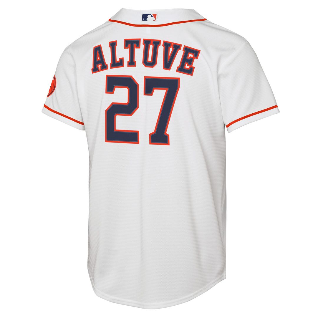 Houston Astros Jose Altuve Youth Home Stadium Jersey - White