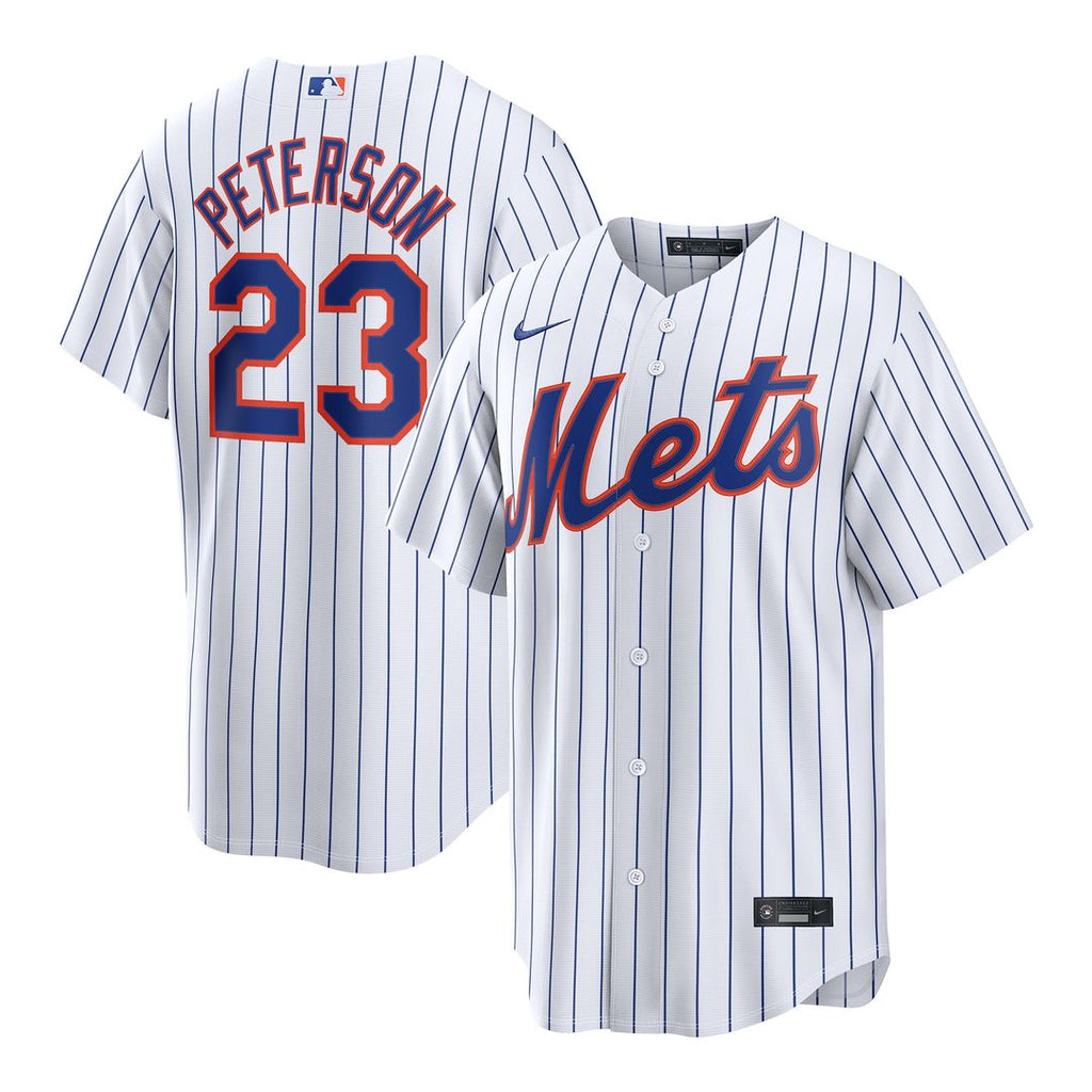 New York Mets David Peterson Home Replica Jersey - White
