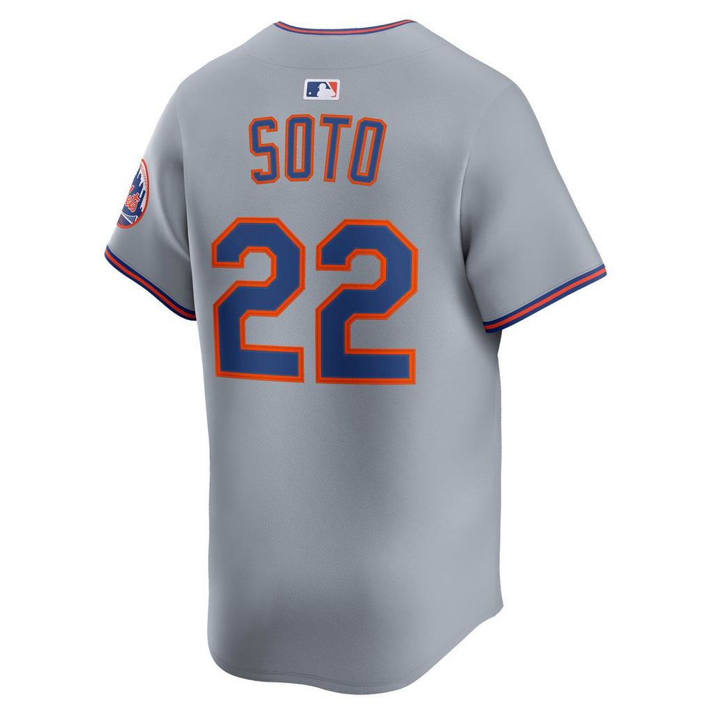 New York Mets Juan Soto Road Limited Jersey - Gray