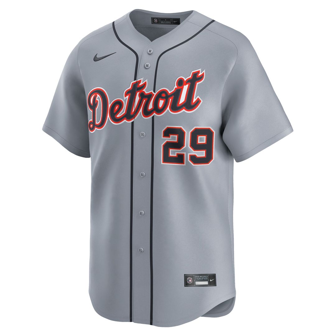 Detroit Tigers Tarik Skubal Road Limited Jersey - Gray