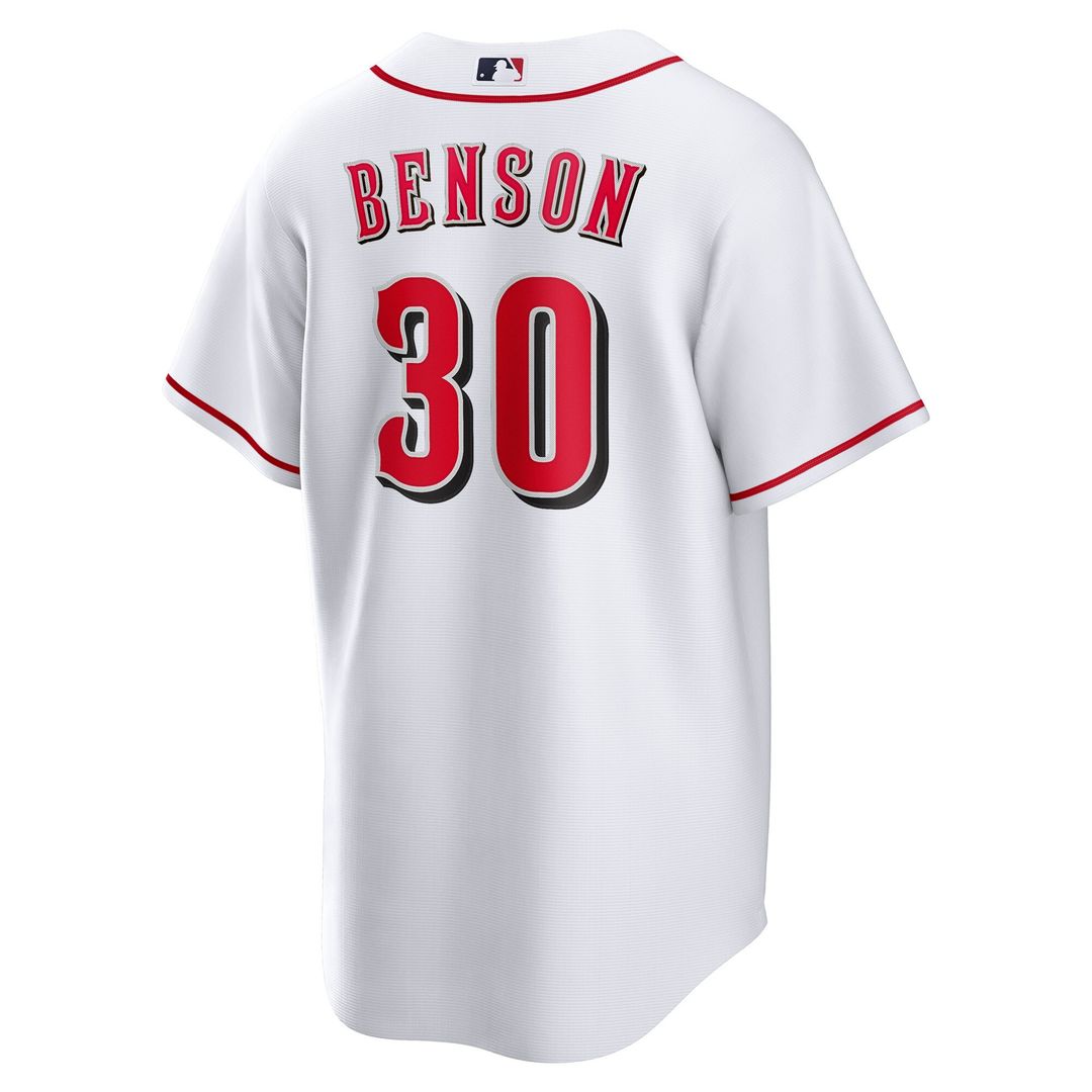 Cincinnati Reds Will Benson Home Replica Jersey - White