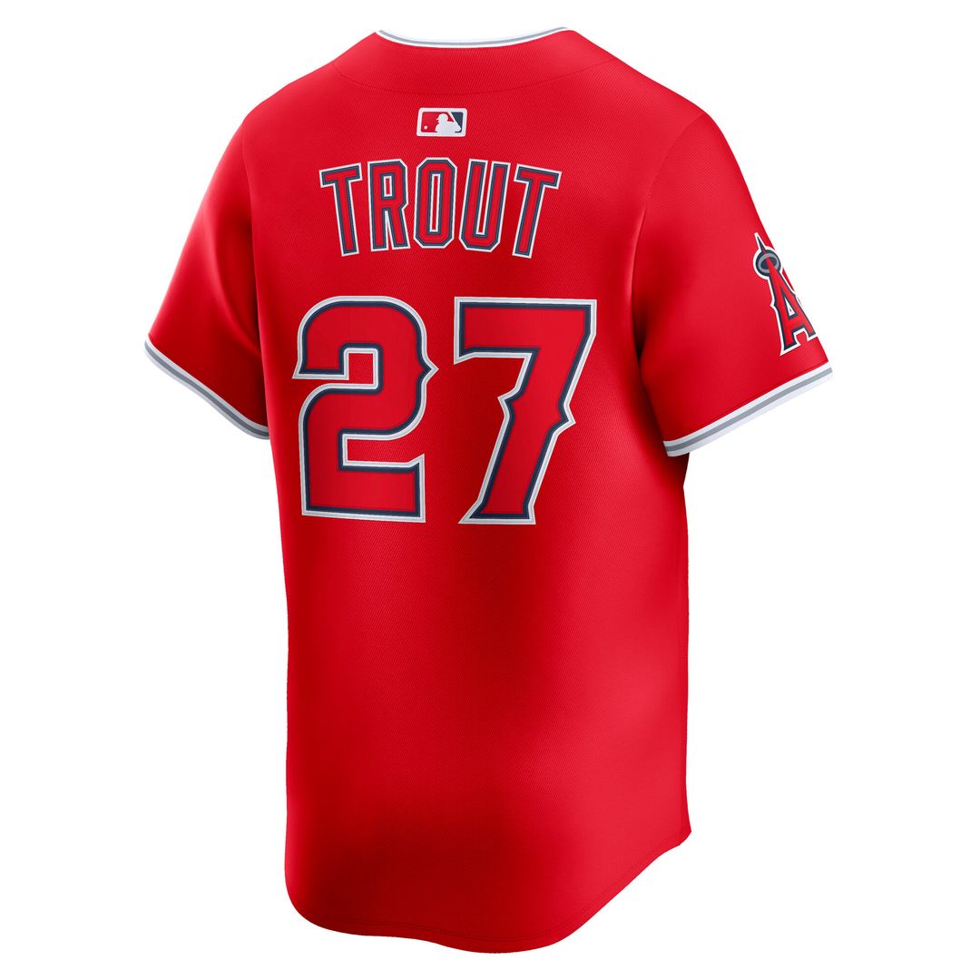 Los Angeles Angels Mike Trout Home Limited Jersey - White