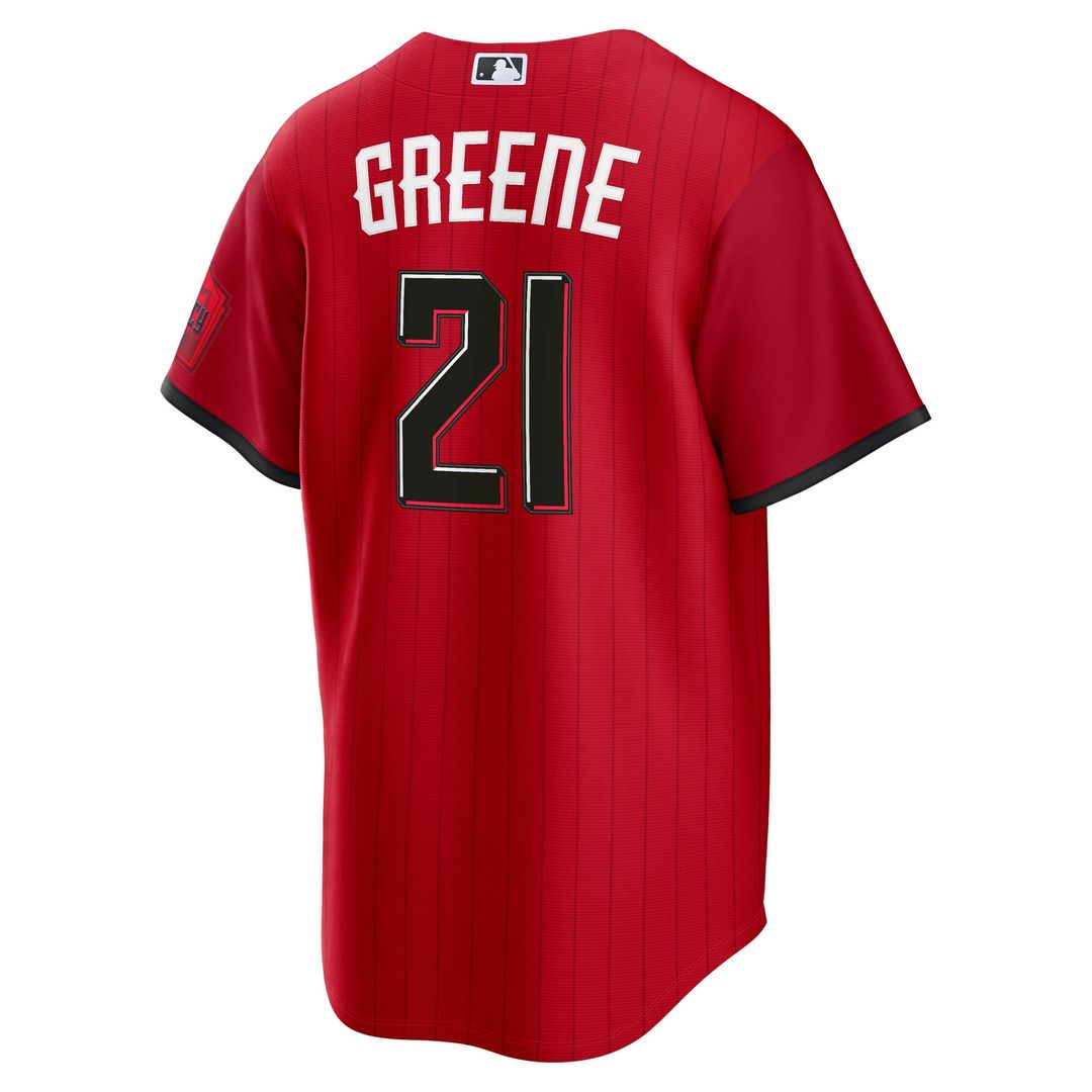 Cincinnati Reds Hunter Greene 2026 City Connect Stadium Jersey - Red