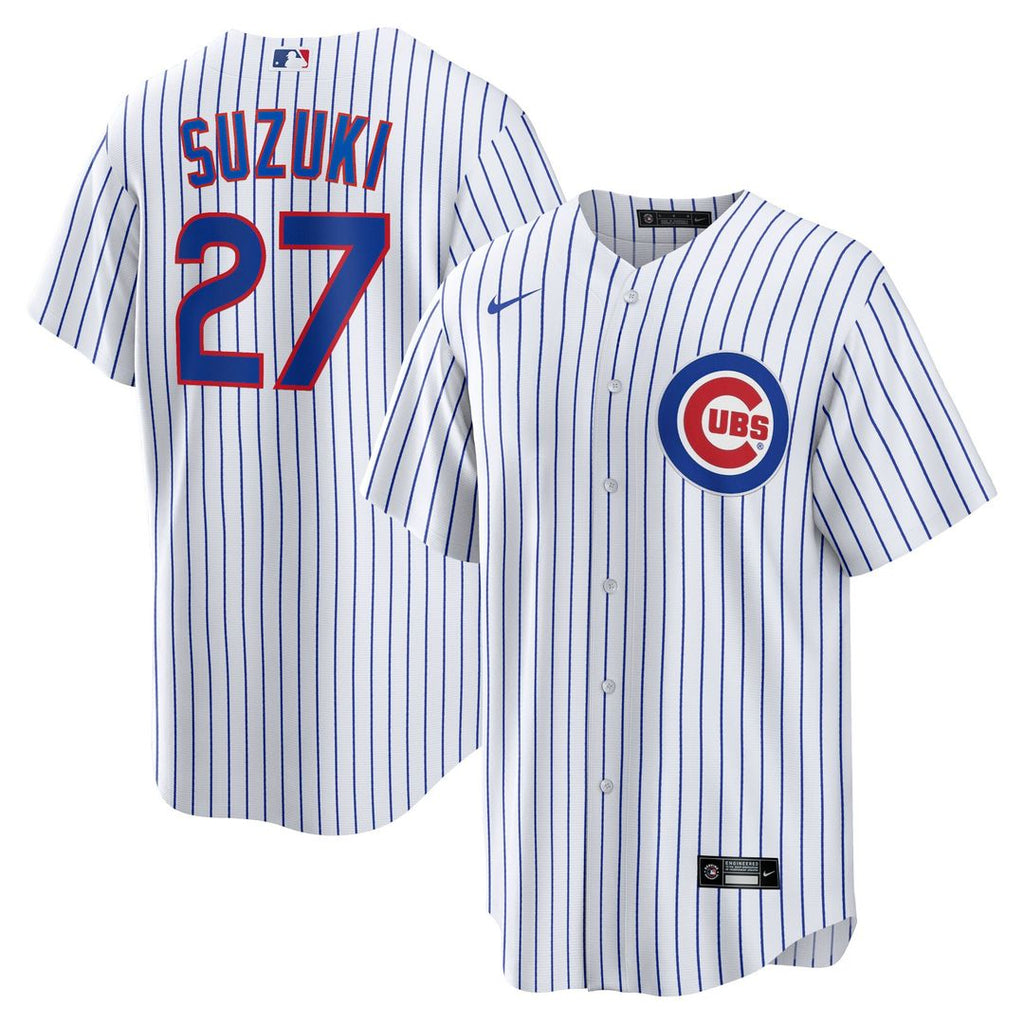 Chicago Cubs Seiya Suzuki Home Replica Jersey - White