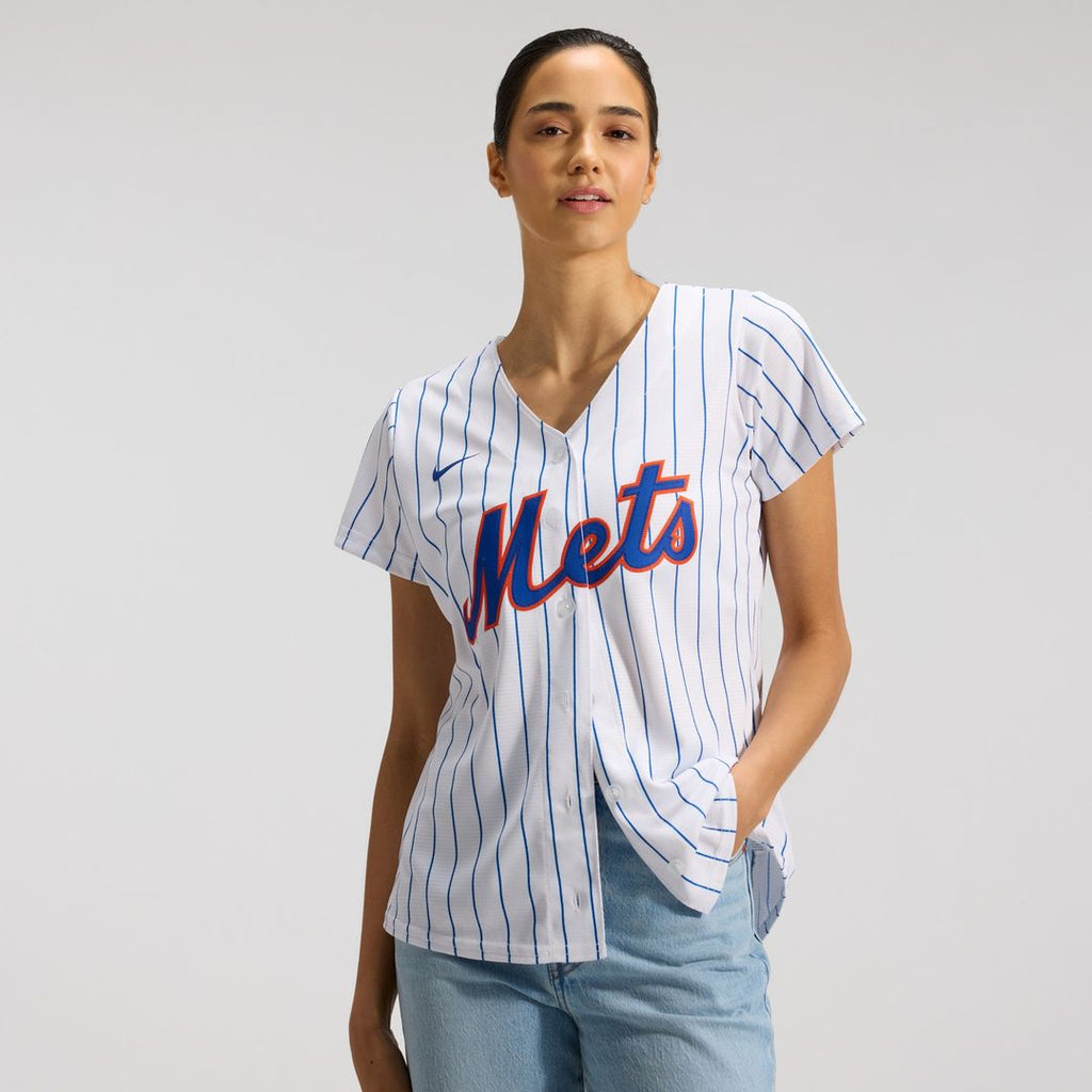 New York Mets Women's Home Replica Team Jersey - White