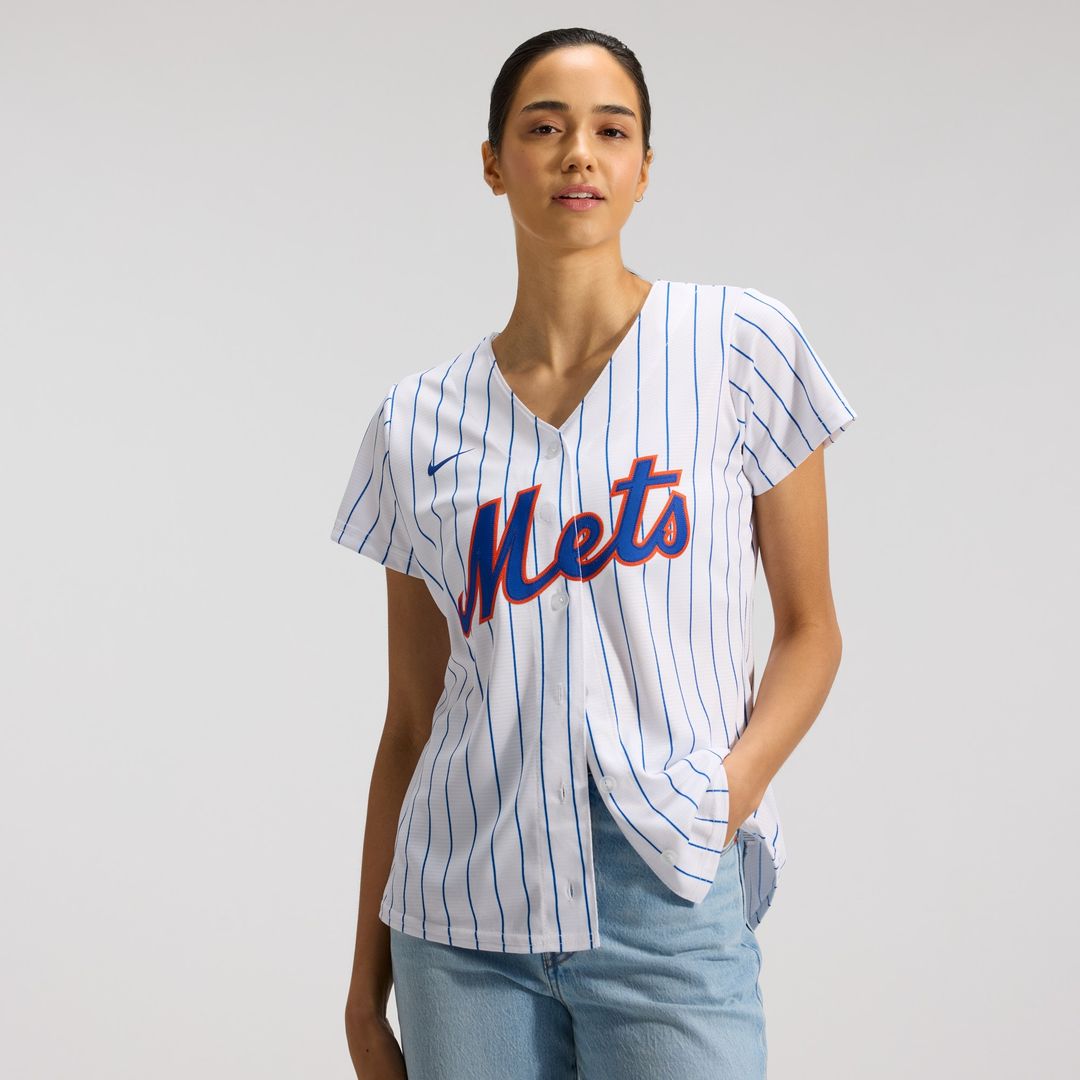 New York Mets Women's Home Replica Team Jersey - White