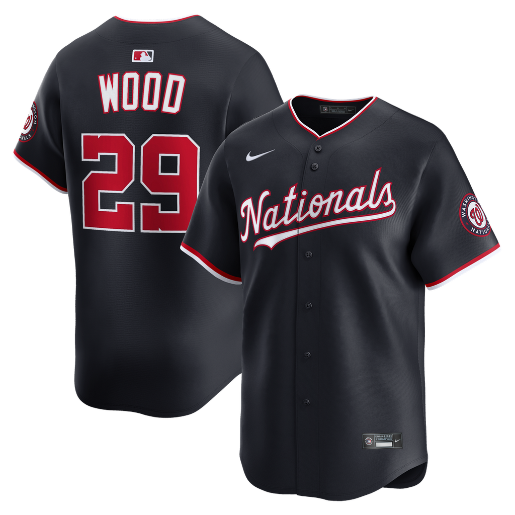 Washington Nationals James Wood Alternate Limited Jersey - Navy