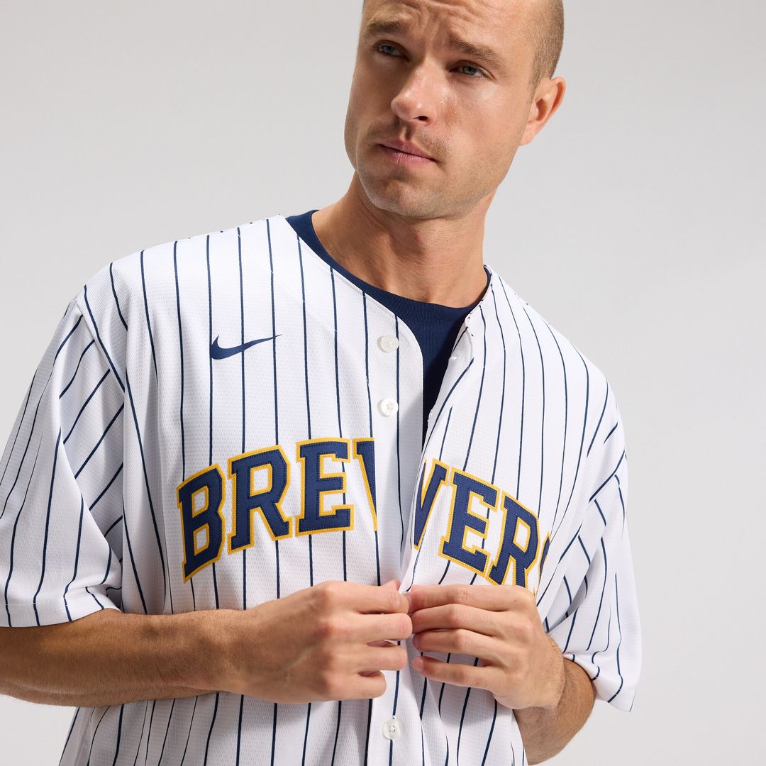 Milwaukee Brewers Christian Yelich Alternate Replica Jersey - White