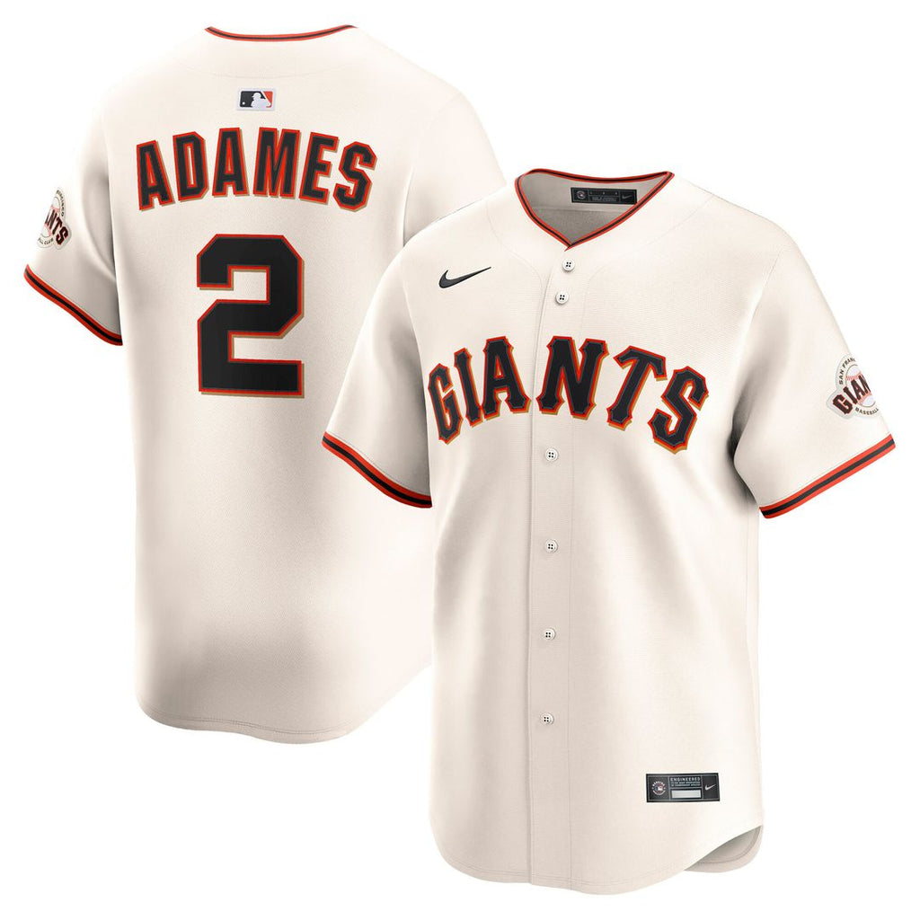 San Francisco Giants Willy Adames Home Limited Jersey - Cream