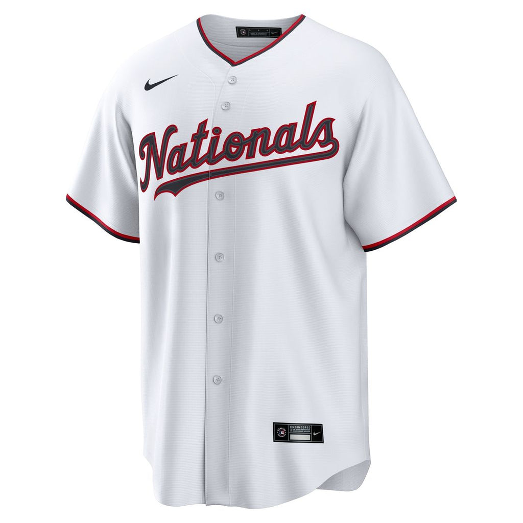 Washington Nationals James Wood Home Replica Jersey - White