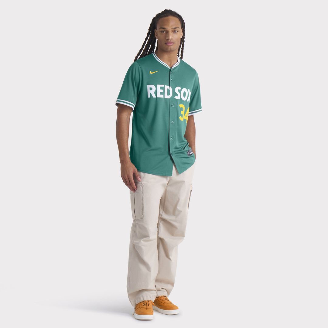 Boston Red Sox David Ortiz 2025 City Connect Limited Retired Player Jersey - Green