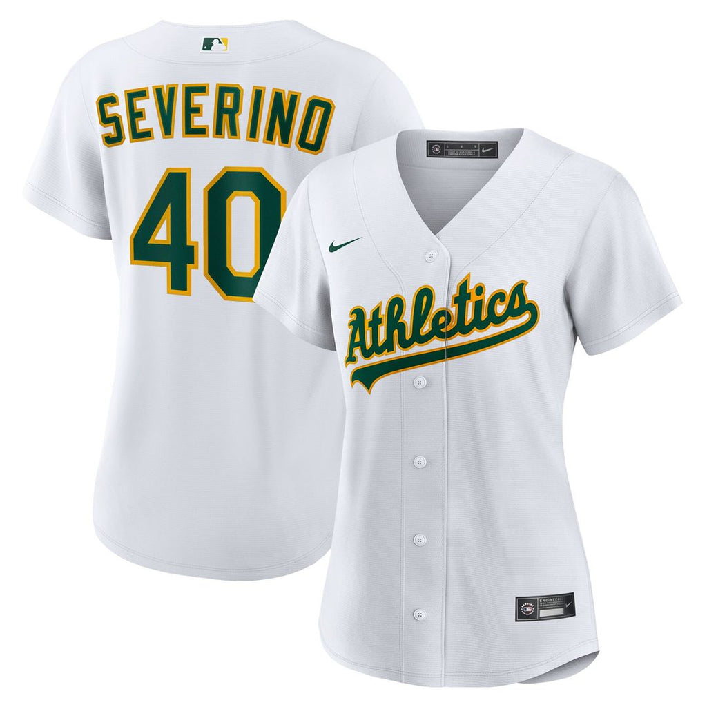 Athletics Luis Severino Women's Home Replica Jersey - White