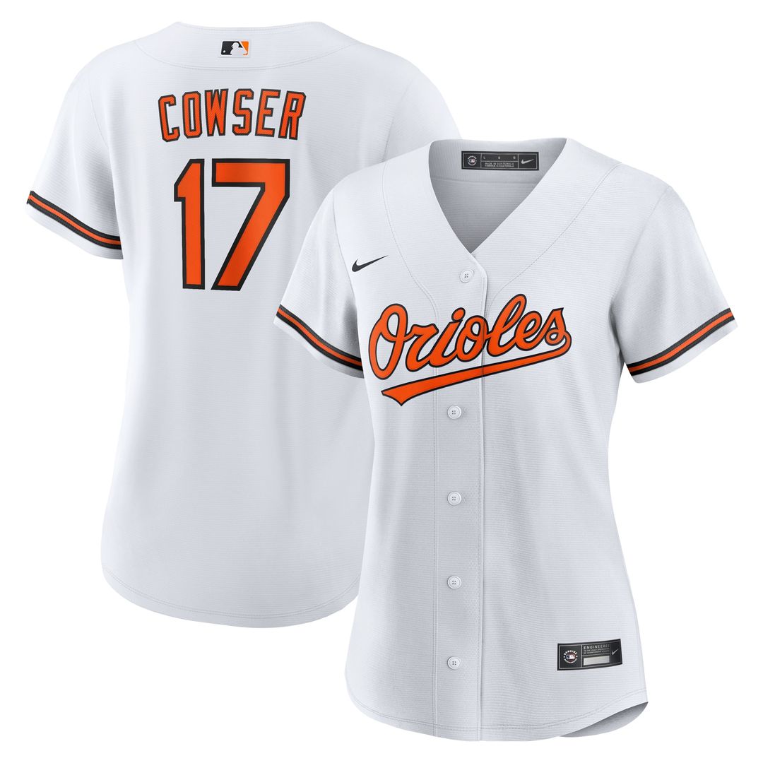 Baltimore Orioles Colton Cowser Women's Home Replica Jersey - White