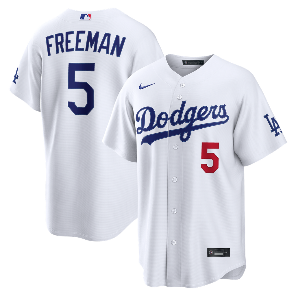 Los Angeles Dodgers Freddie Freeman Home Stadium Jersey - White