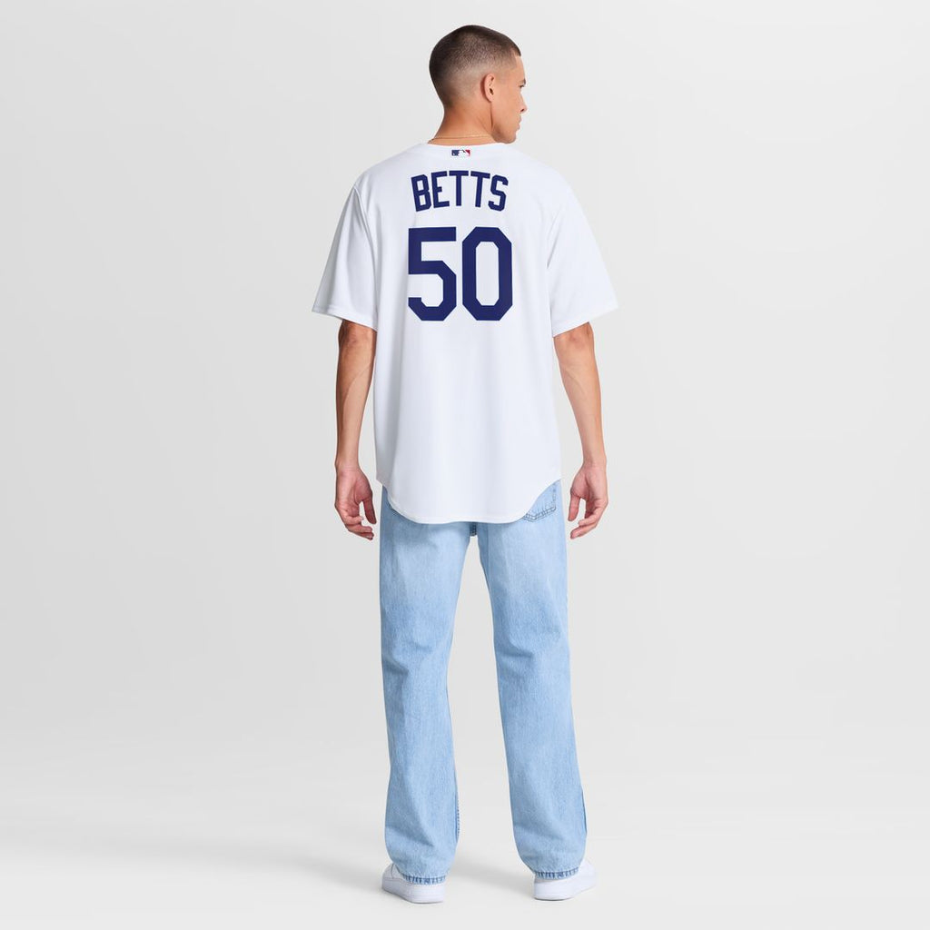 Los Angeles Dodgers Mookie Betts Home Replica Jersey - White