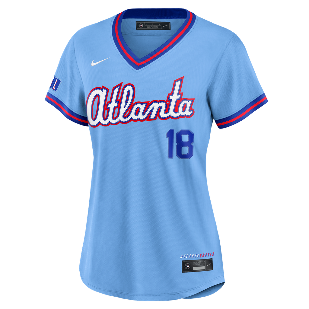 Atlanta Braves Mike Yastrzemski Women's 2026 City Connect Stadium Jersey - Powder Blue