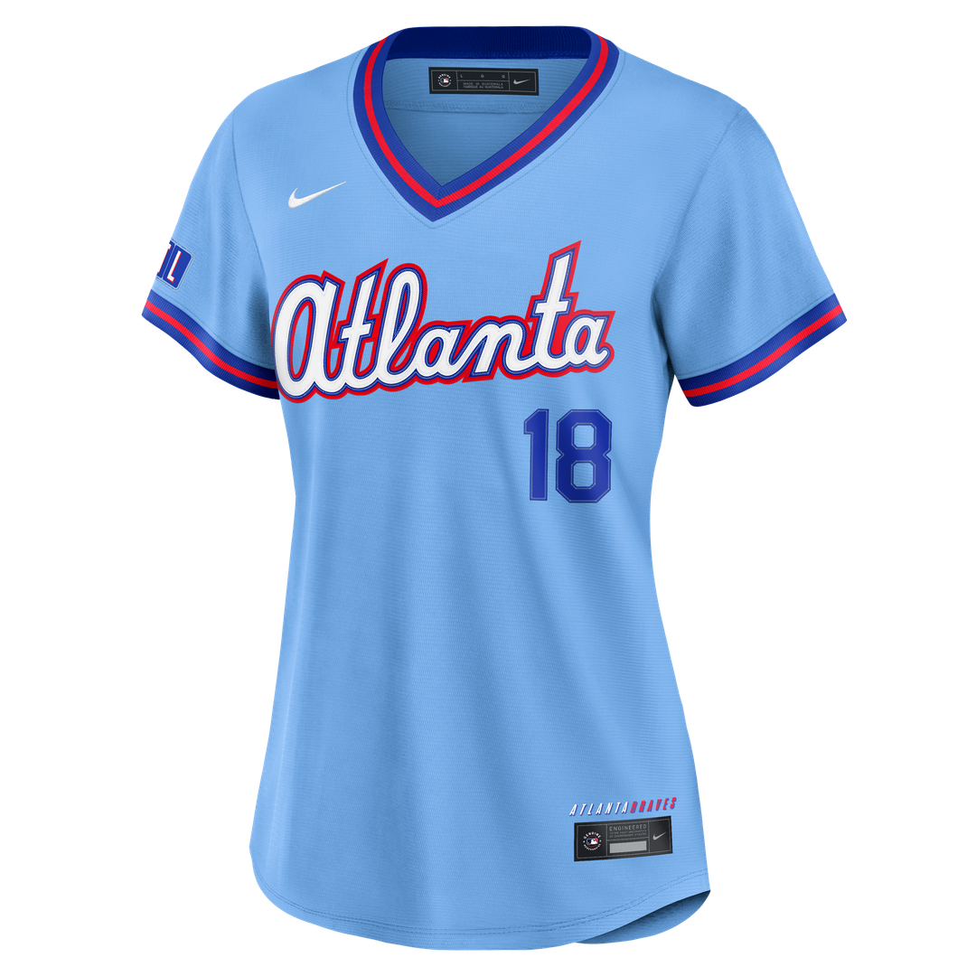 Atlanta Braves Mike Yastrzemski Women's 2026 City Connect Stadium Jersey - Powder Blue