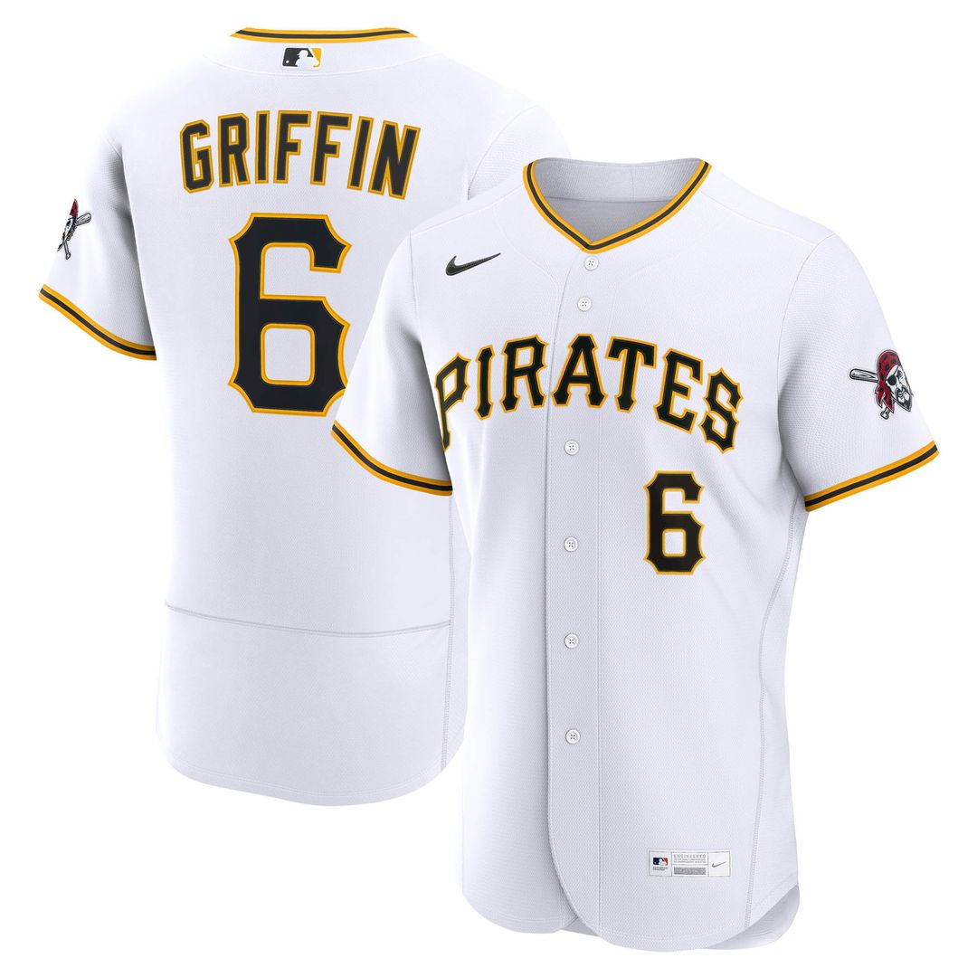 Pittsburgh Pirates Konnor Griffin Home Authentic Jersey - White