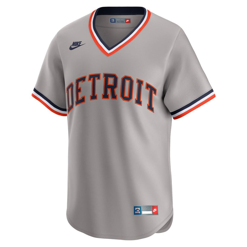 Detroit Tigers Cooperstown Limited Jersey - Gray