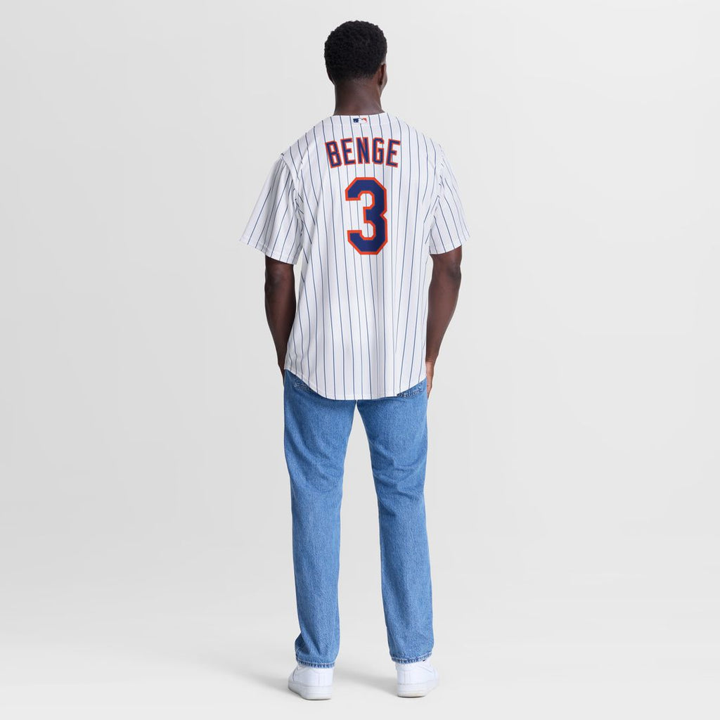 New York Mets Carson Benge Home Replica Jersey - White