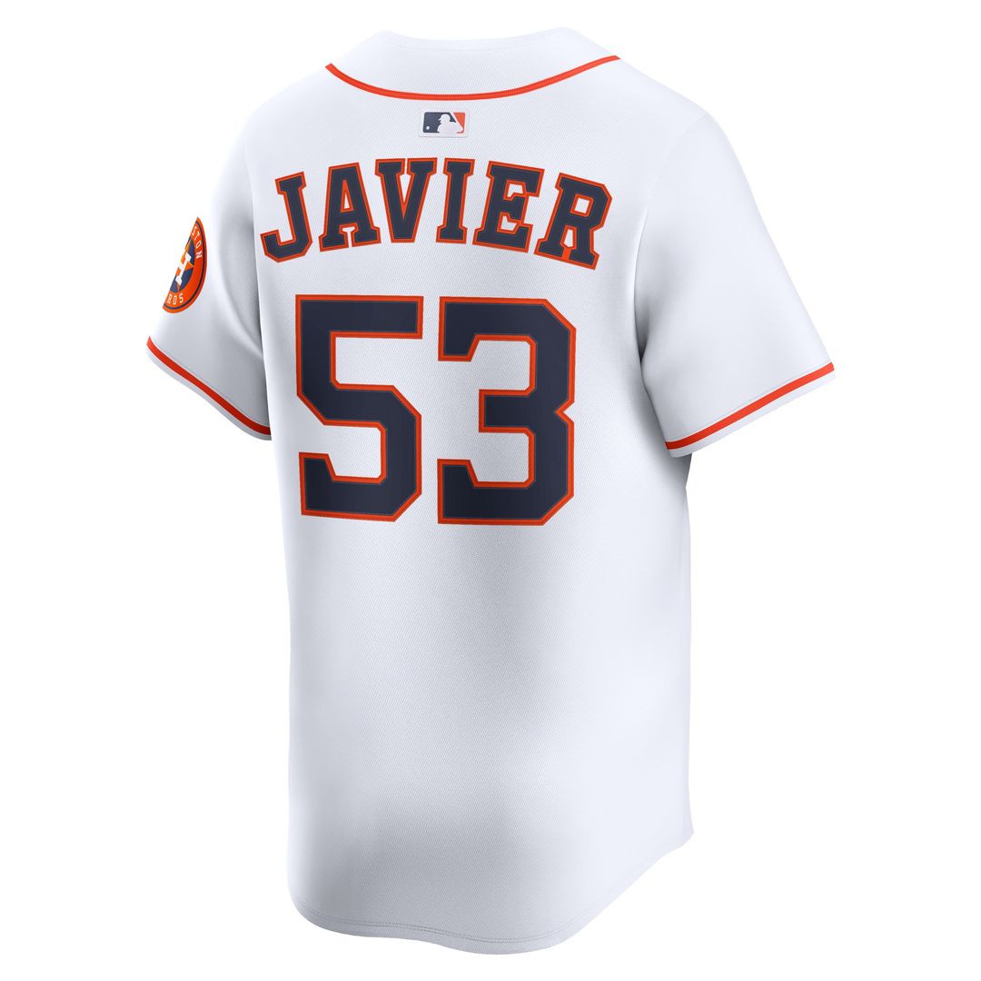 Houston Astros Cristian Javier Home Limited Jersey - White