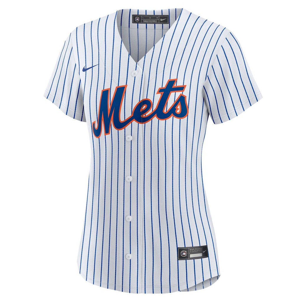 New York Mets Darryl Strawberry Women's Home Replica Jersey - White