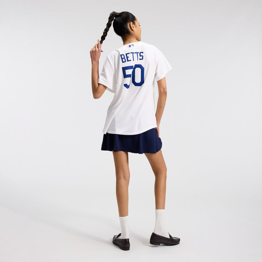 Los Angeles Dodgers Mookie Betts Women's Home Stadium Jersey - White