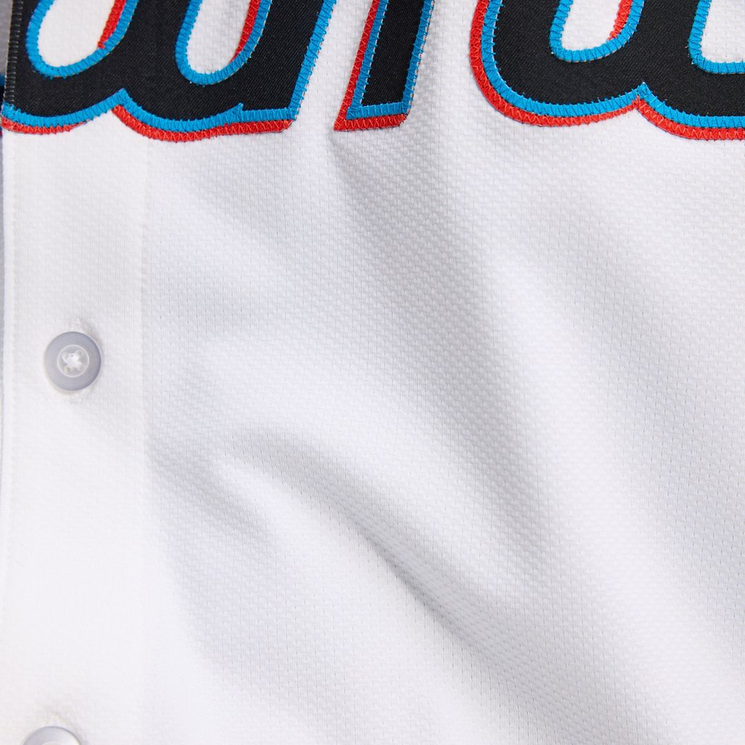 Miami Marlins Home Elite Jersey - White