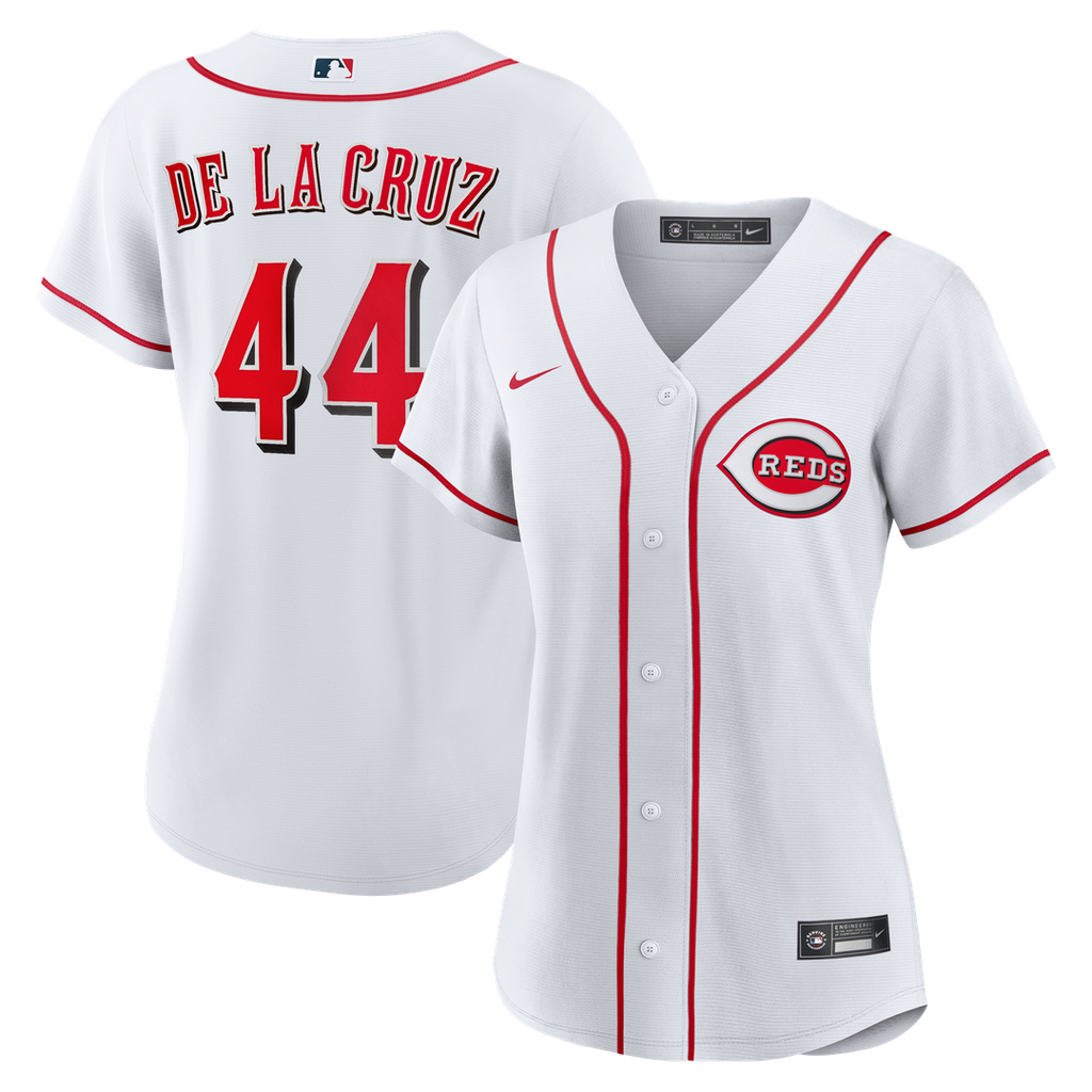 Cincinnati Reds Elly De La Cruz Women's Home Replica Jersey - White