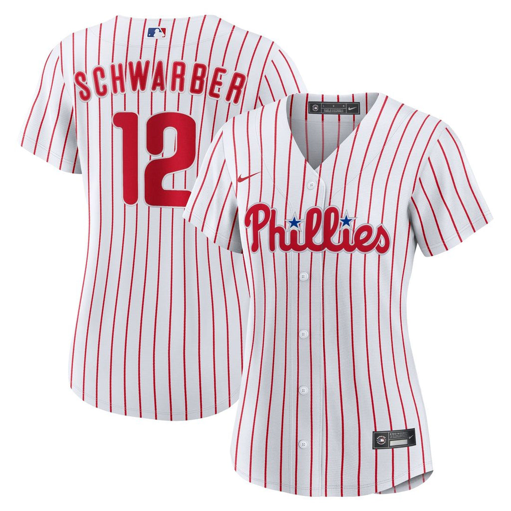 Philadelphia Phillies Kyle Schwarber Women's Home Replica Jersey - White
