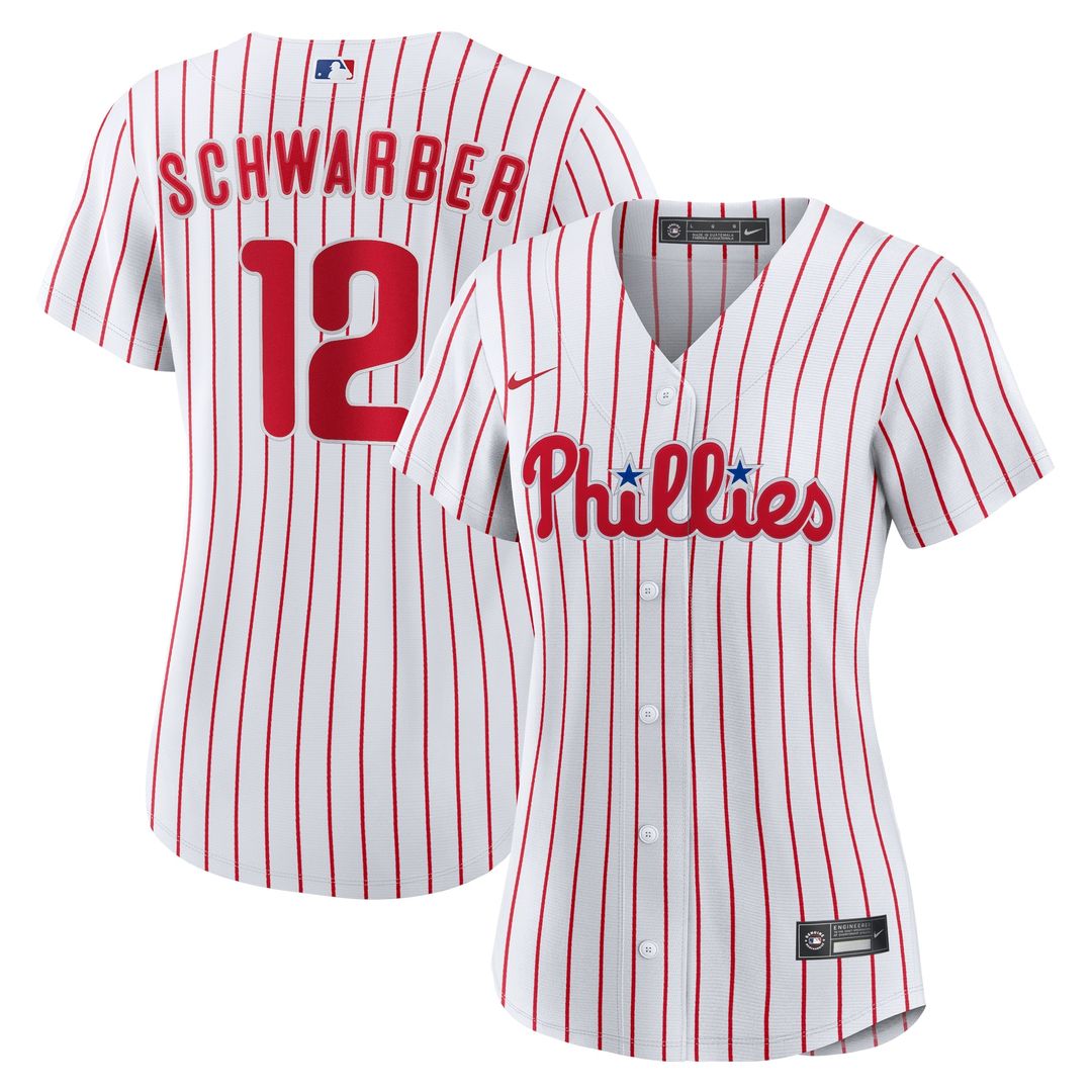 Philadelphia Phillies Kyle Schwarber Women's Home Replica Jersey - White