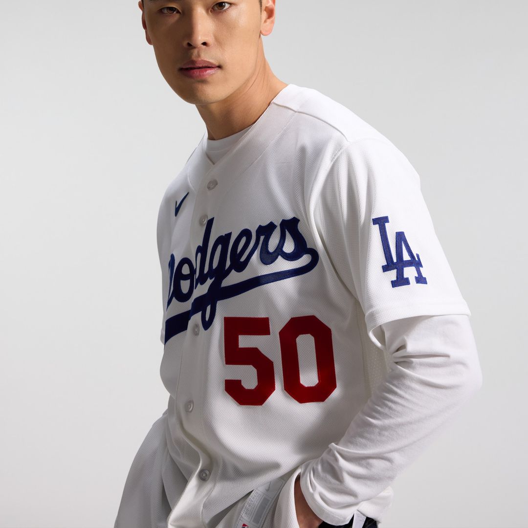 Los Angeles Dodgers Mookie Betts Home Authentic Jersey - White