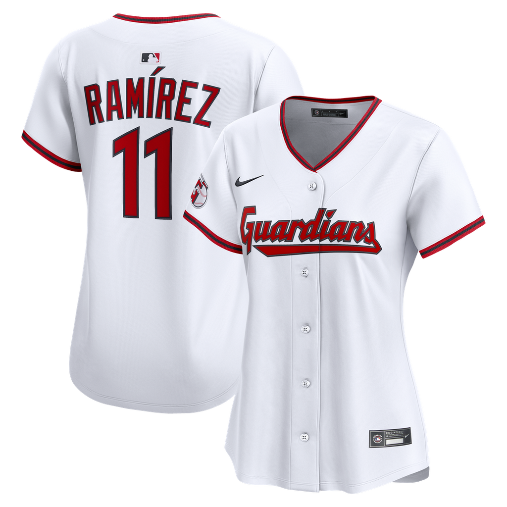 Cleveland Guardians José Ramírez Women's Home Limited Jersey - White
