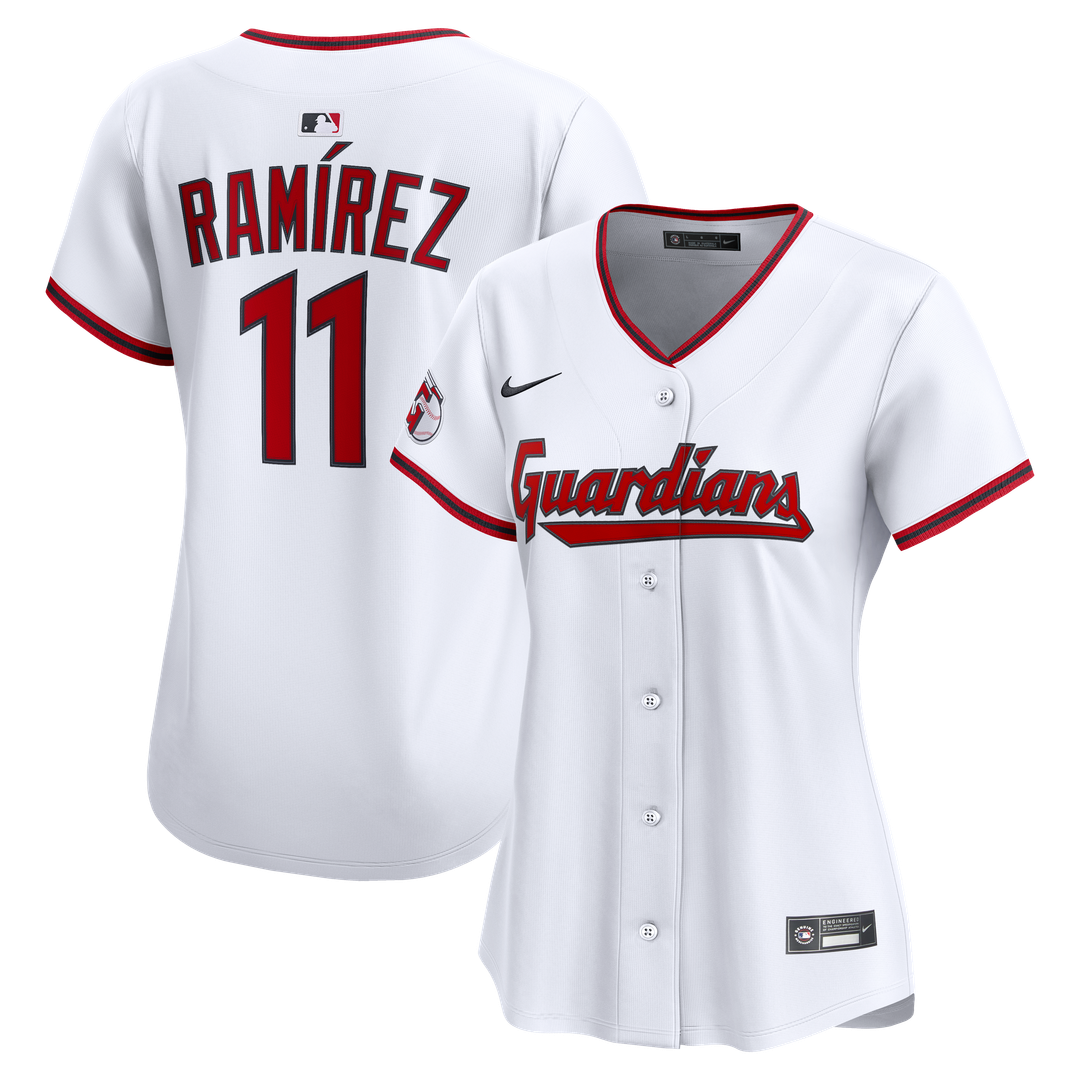Cleveland Guardians José Ramírez Women's Home Limited Jersey - White