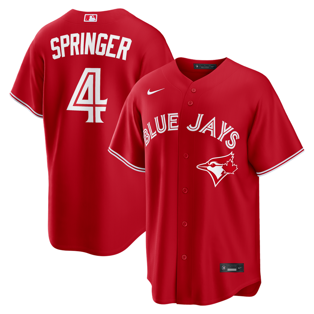 Toronto Blue Jays George Springer Canada Day Replica Jersey - Red