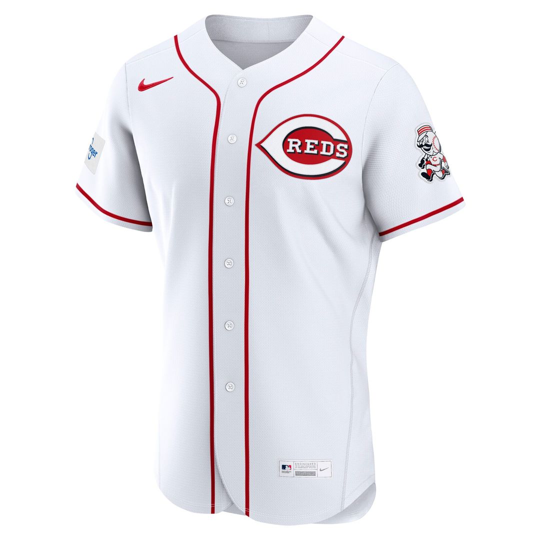 Cincinnati Reds Home Authentic Jersey - White