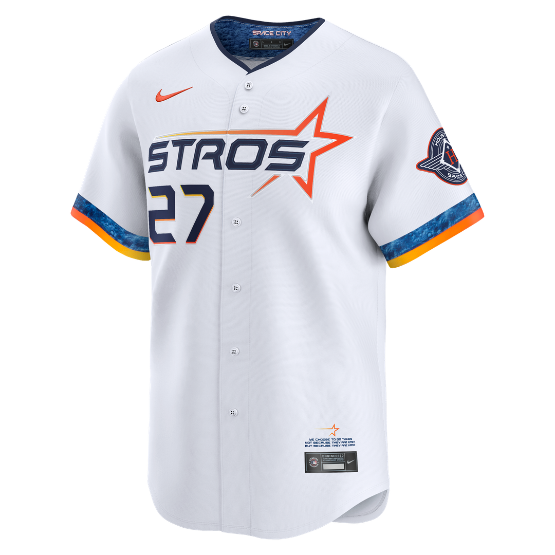 Houston Astros Jose Altuve 2025 City Connect Limited Jersey - White